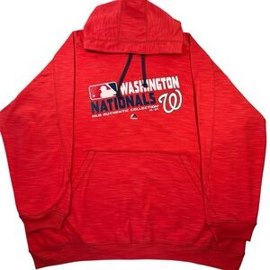 Washington Nationals Authentic MLB Hooded Sweatshirt Size 3XL Men's